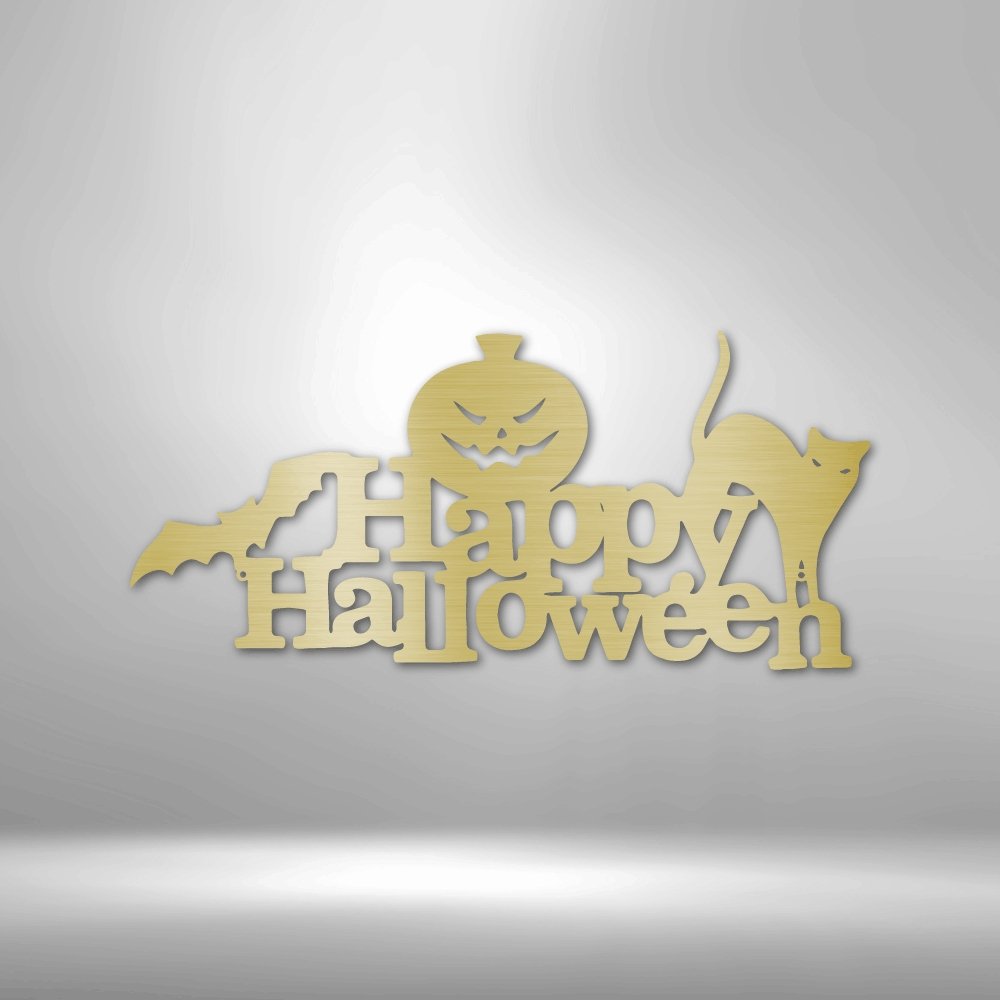 Happy Halloween - Steel SignCustomly Gifts