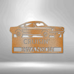 Hear The Roar Classic Mustang Personalized Steel SignCustomly Gifts