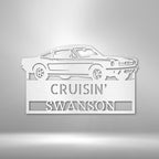 Hear The Roar Classic Mustang Personalized Steel SignCustomly Gifts