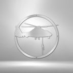Helicopter Drop - Steel SignCustomly Gifts