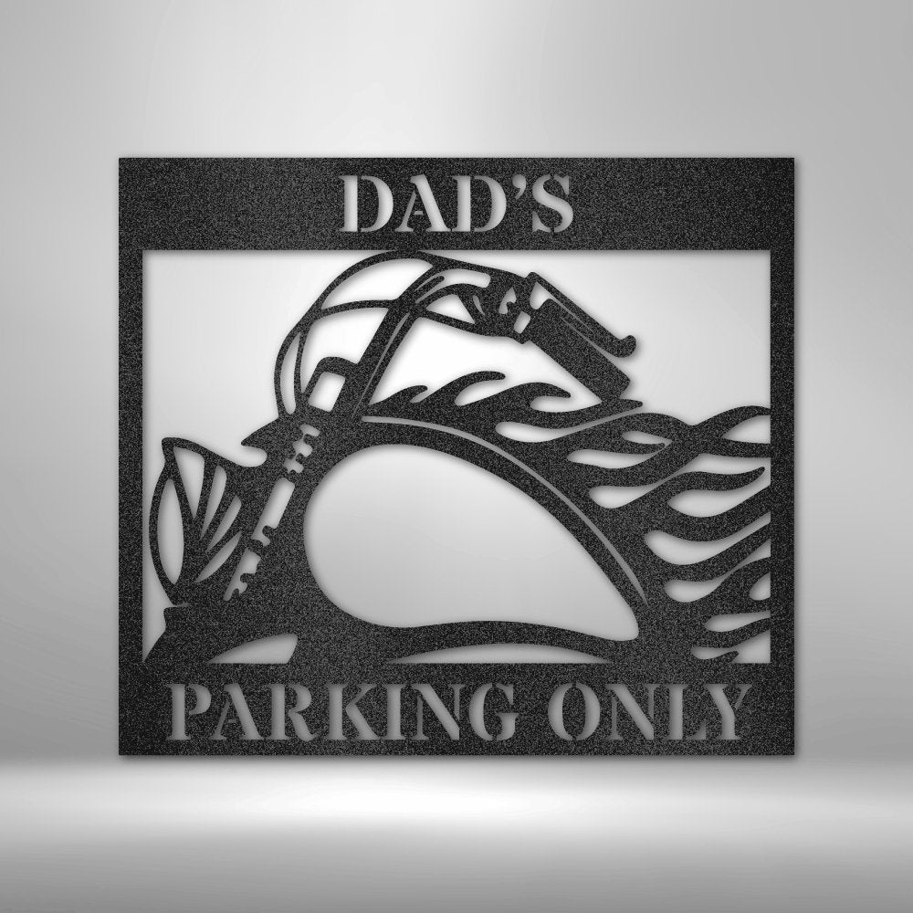 Hog Parking Personalized Name Text Steel SignCustomly Gifts