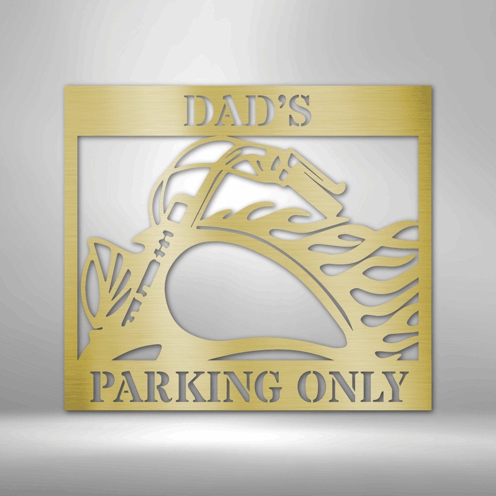 Hog Parking Personalized Name Text Steel SignCustomly Gifts