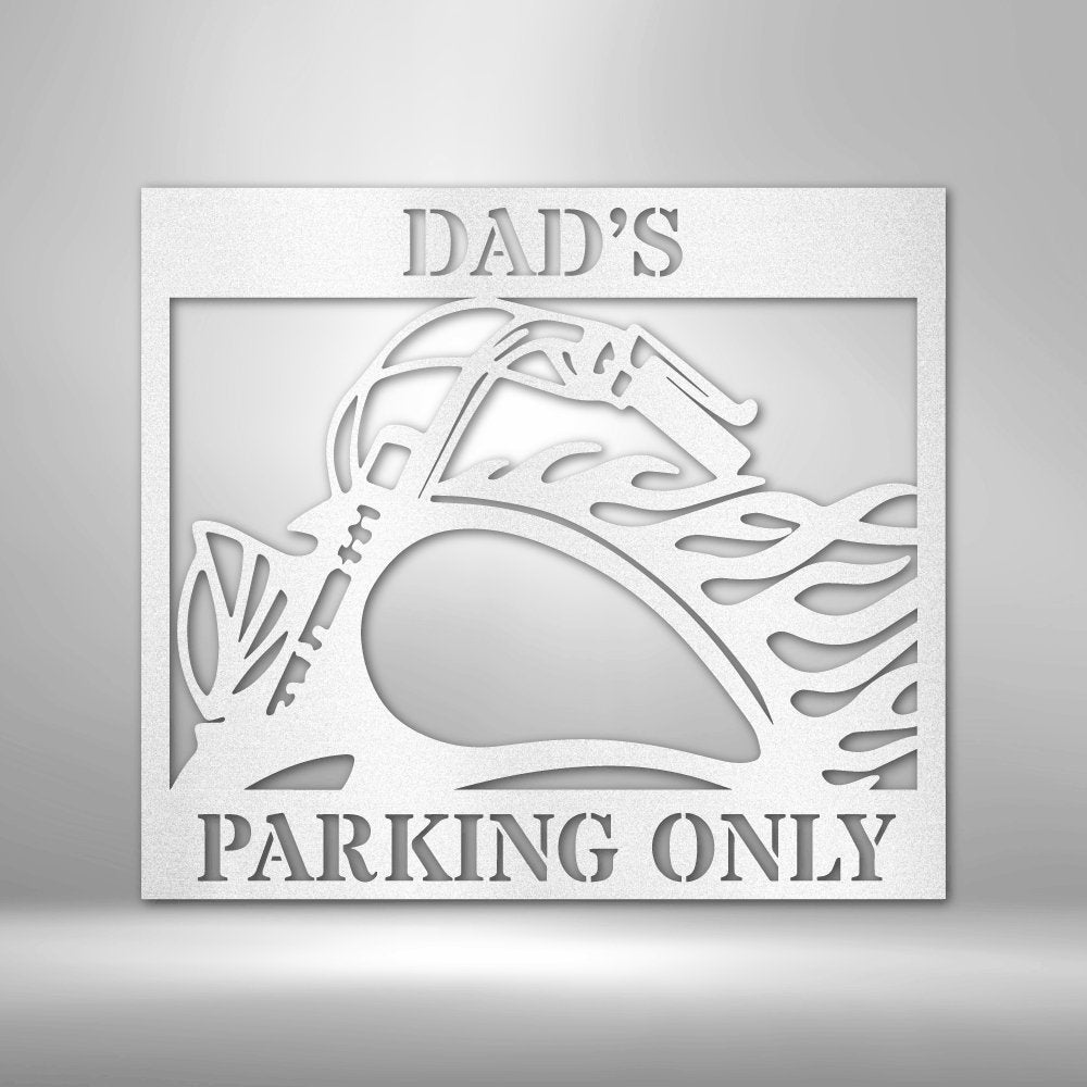 Hog Parking Personalized Name Text Steel SignCustomly Gifts