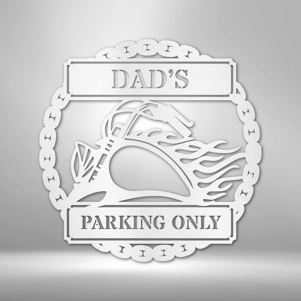 Hog Parking Plaque Personalized Name Text Steel SignCustomly Gifts