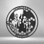 Honey Bee Personalized Name Text Steel SignCustomly Gifts