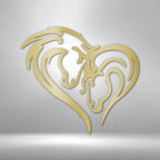 Horse Love Steel SignCustomly Gifts