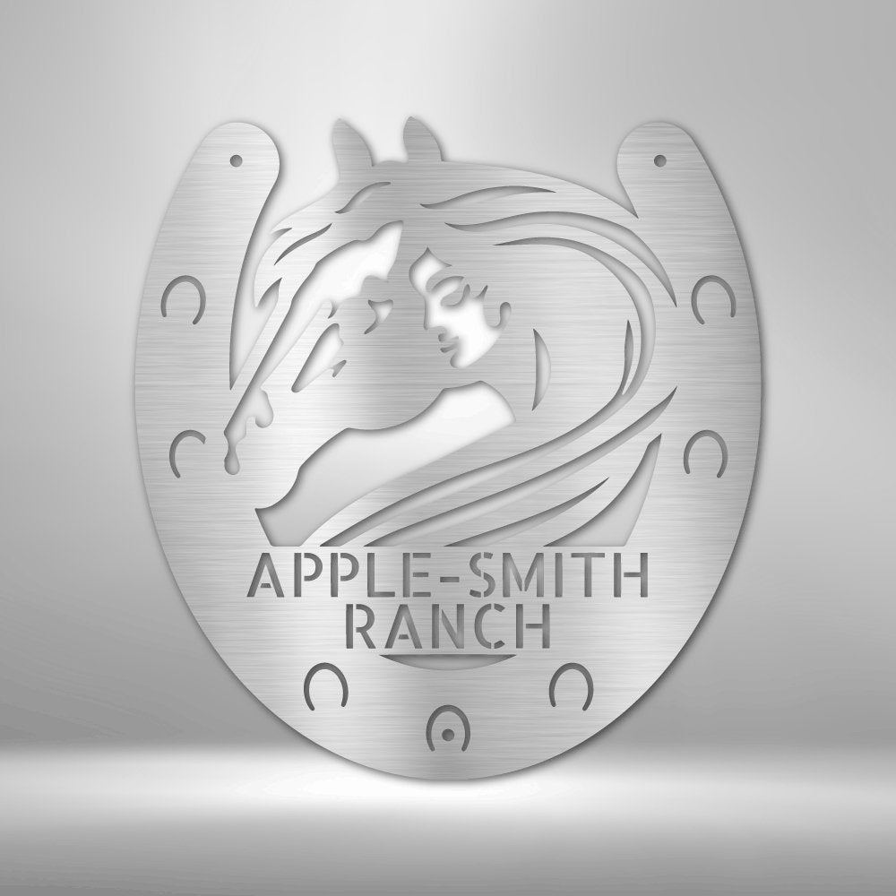 Horse Owner Personalized Steel SignCustomly Gifts