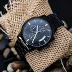 I Hooked The Best Dad Engraved Stainless Steel WatchCustomly Gifts