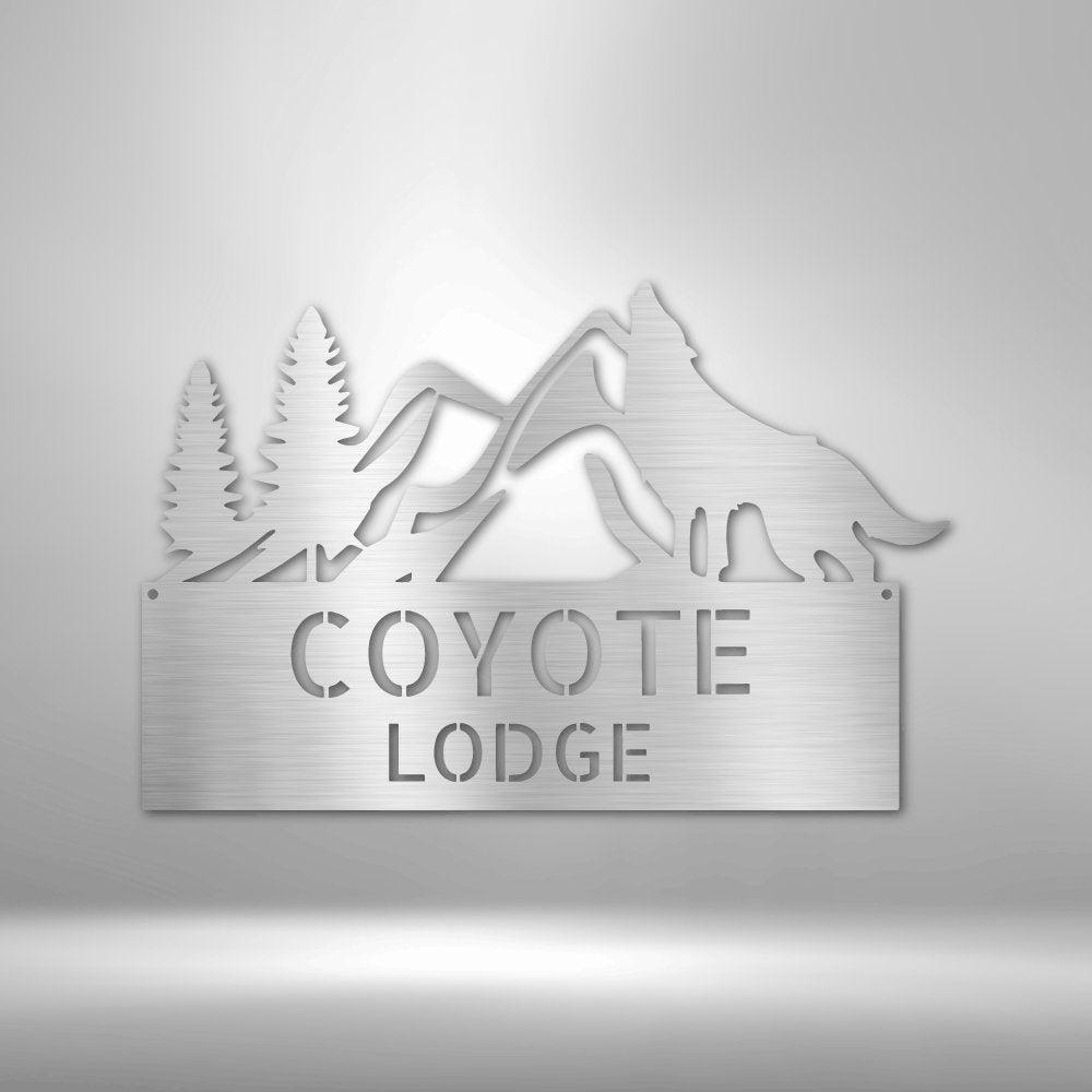 In To The Wild Personalized Name Text Steel signCustomly Gifts