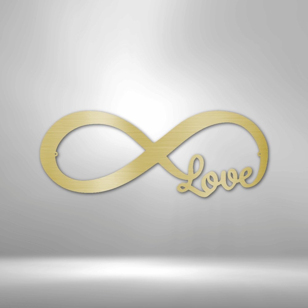 Infinite Love - Steel SignCustomly Gifts