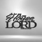 Joshua 24.15 Quote - Steel SignCustomly Gifts