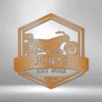 King Of The Road Personalized Name Text Steel SignCustomly Gifts