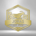 King Of The Road Personalized Name Text Steel SignCustomly Gifts