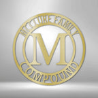 Letter Family Name Personalized Steel SignCustomly Gifts