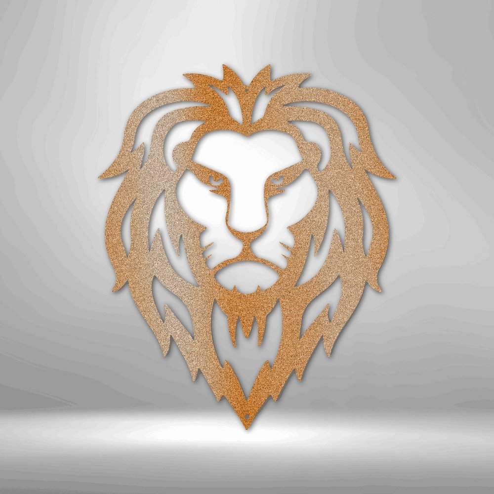 Lion Head - Steel SignCustomly Gifts