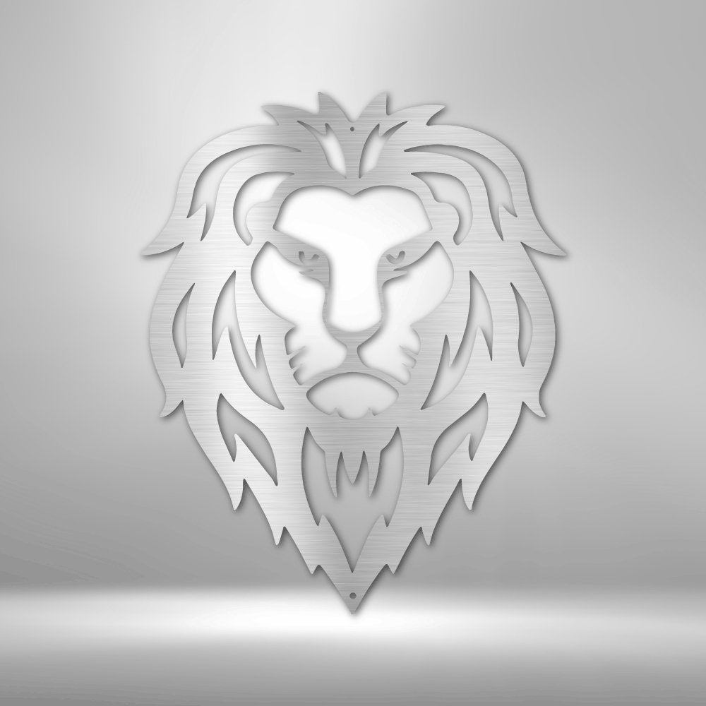 Lion Head - Steel SignCustomly Gifts
