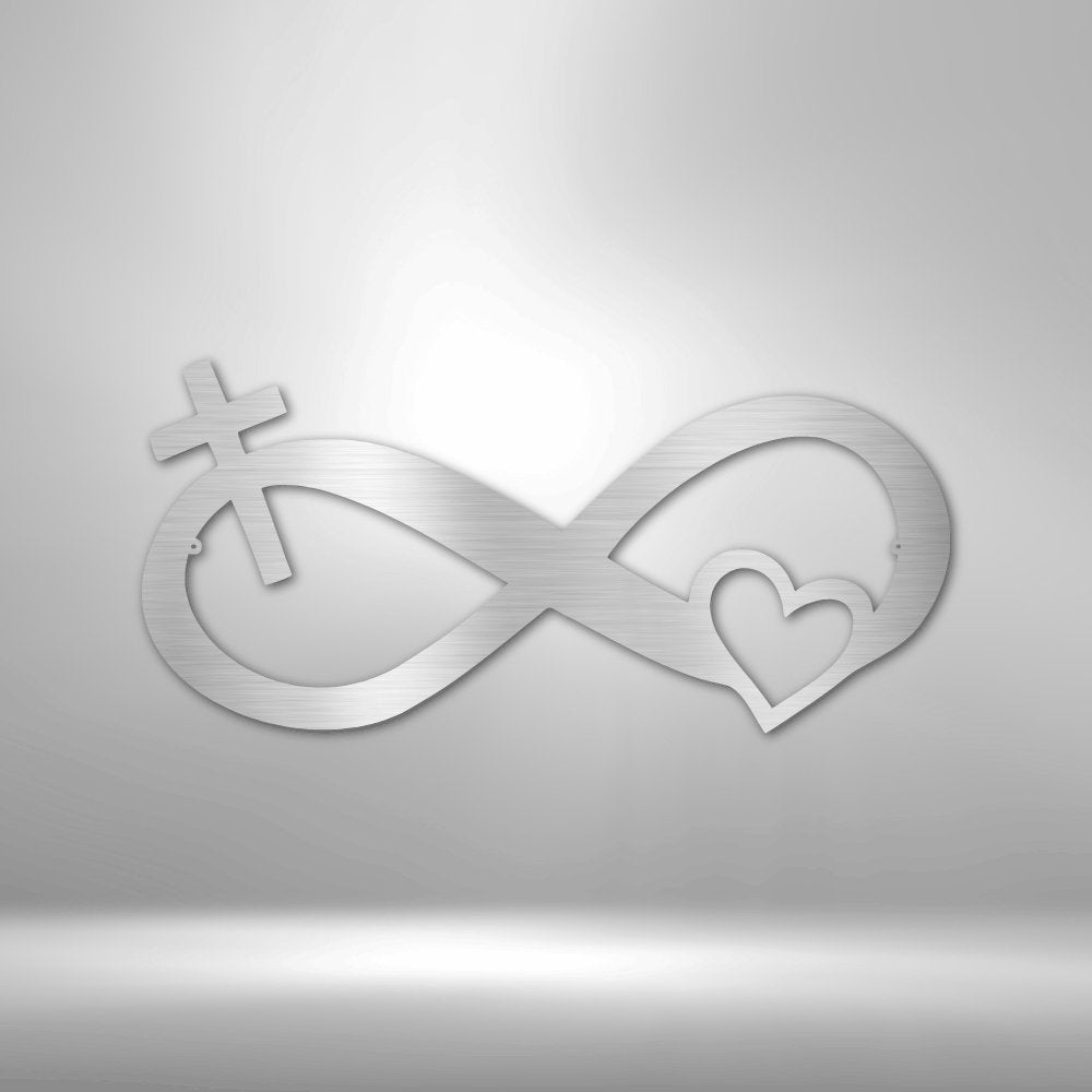 Lords Infinite Love - Steel SignCustomly Gifts