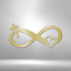 Lords Infinite Love - Steel SignCustomly Gifts