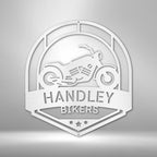 Love to Ride Motorcycle Personalized Name Text Steel SignCustomly Gifts