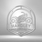 Love to Ride Motorcycle Personalized Name Text Steel SignCustomly Gifts