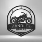 Love to Ride Motorcycle Personalized Name Text Steel SignCustomly Gifts