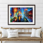Melody of The Night Personalized Street Signs Impressionist Style PosterCustomly Gifts