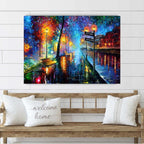 Melody of The Night Personalized Street Signs Painting Style CanvasCustomly Gifts