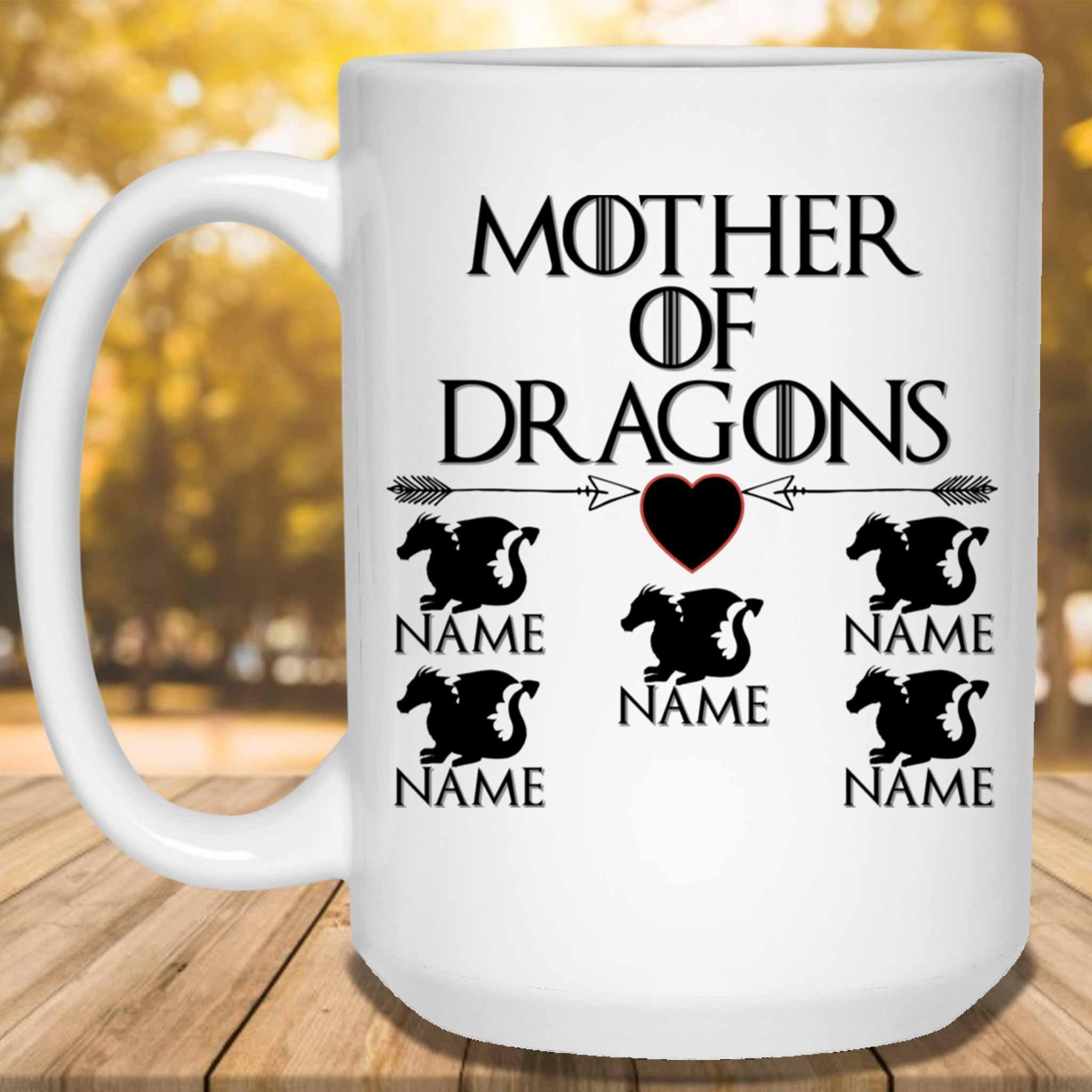 Mother Of Dragons Custom Personalized Coffee MugCustomly Gifts