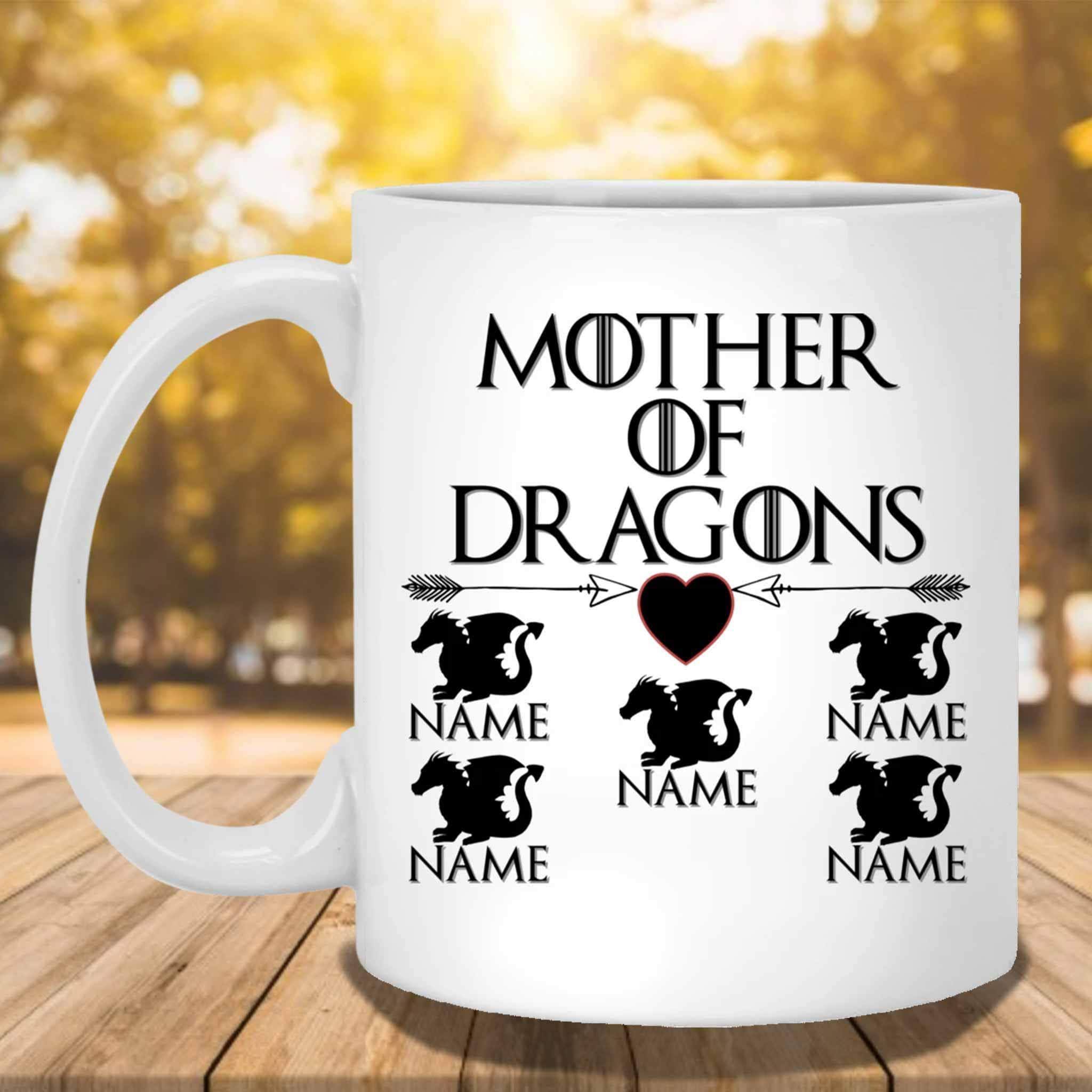 Mother Of Dragons Custom Personalized Coffee MugCustomly Gifts