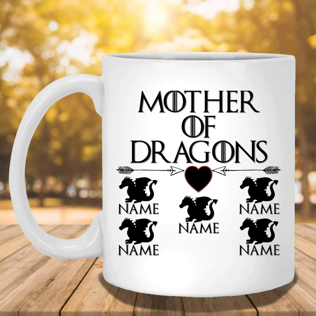 Mother Of Dragons Custom Personalized Coffee MugCustomly Gifts