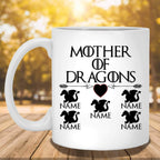 Mother Of Dragons Custom Personalized Coffee MugCustomly Gifts