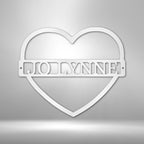 Mother's Love Personalized Name Text Steel SignCustomly Gifts