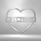 Mother's Love Personalized Name Text Steel SignCustomly Gifts