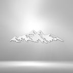 Mountain Ridge - Steel SignCustomly Gifts