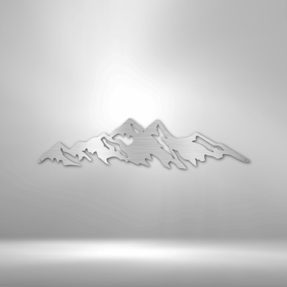 Mountain Ridge - Steel SignCustomly Gifts