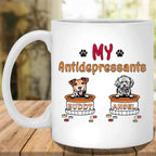My Antidepressants Custom Personalized Dog Lovers Coffee MugCustomly Gifts