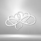New Infinity Hearts - Steel SignCustomly Gifts