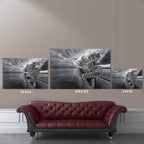 Ocean Dock Pier v1 Multiple Names Personalized Directional Sign CanvasCustomly Gifts