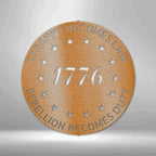 Old School 76 Personalized Text Steel SignCustomly Gifts