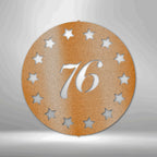 Old School 76 - Steel SignCustomly Gifts