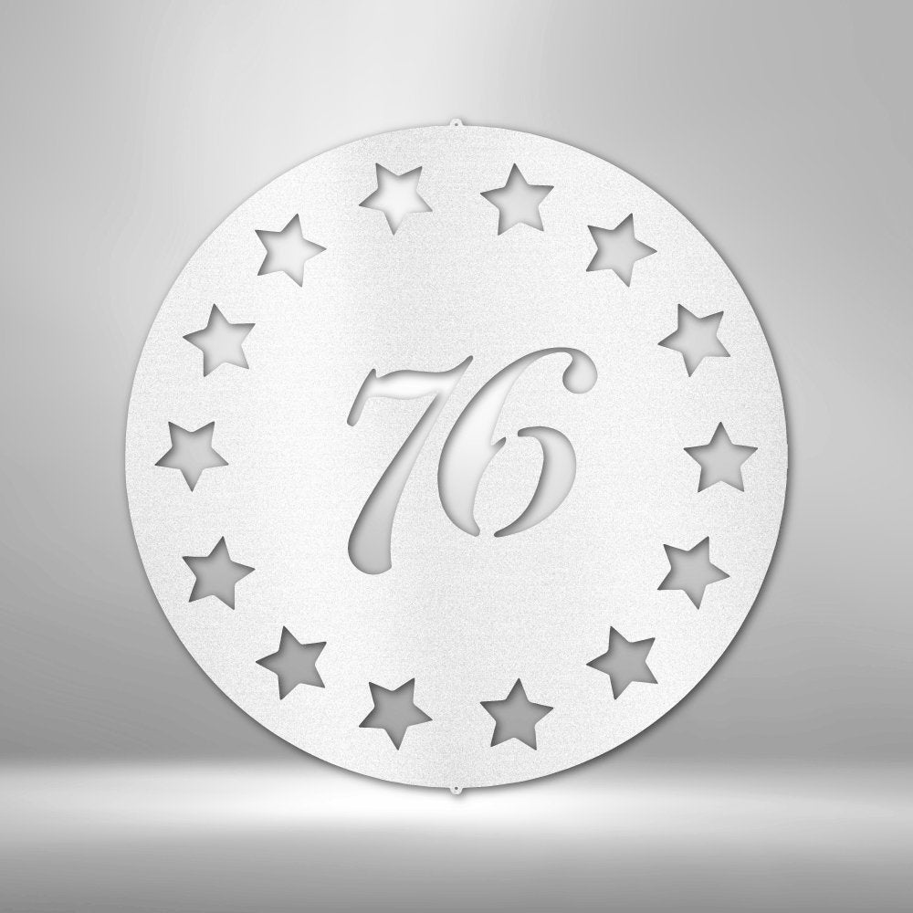 Old School 76 - Steel SignCustomly Gifts