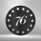 Old School 76 - Steel SignCustomly Gifts