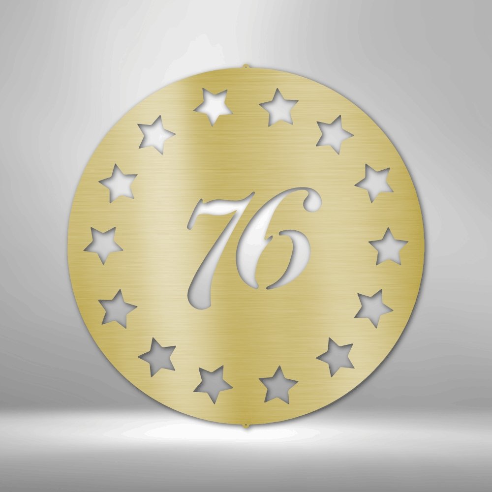 Old School 76 - Steel SignCustomly Gifts