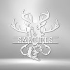 Outdoorsman Personalized Name Text Steel SignCustomly Gifts