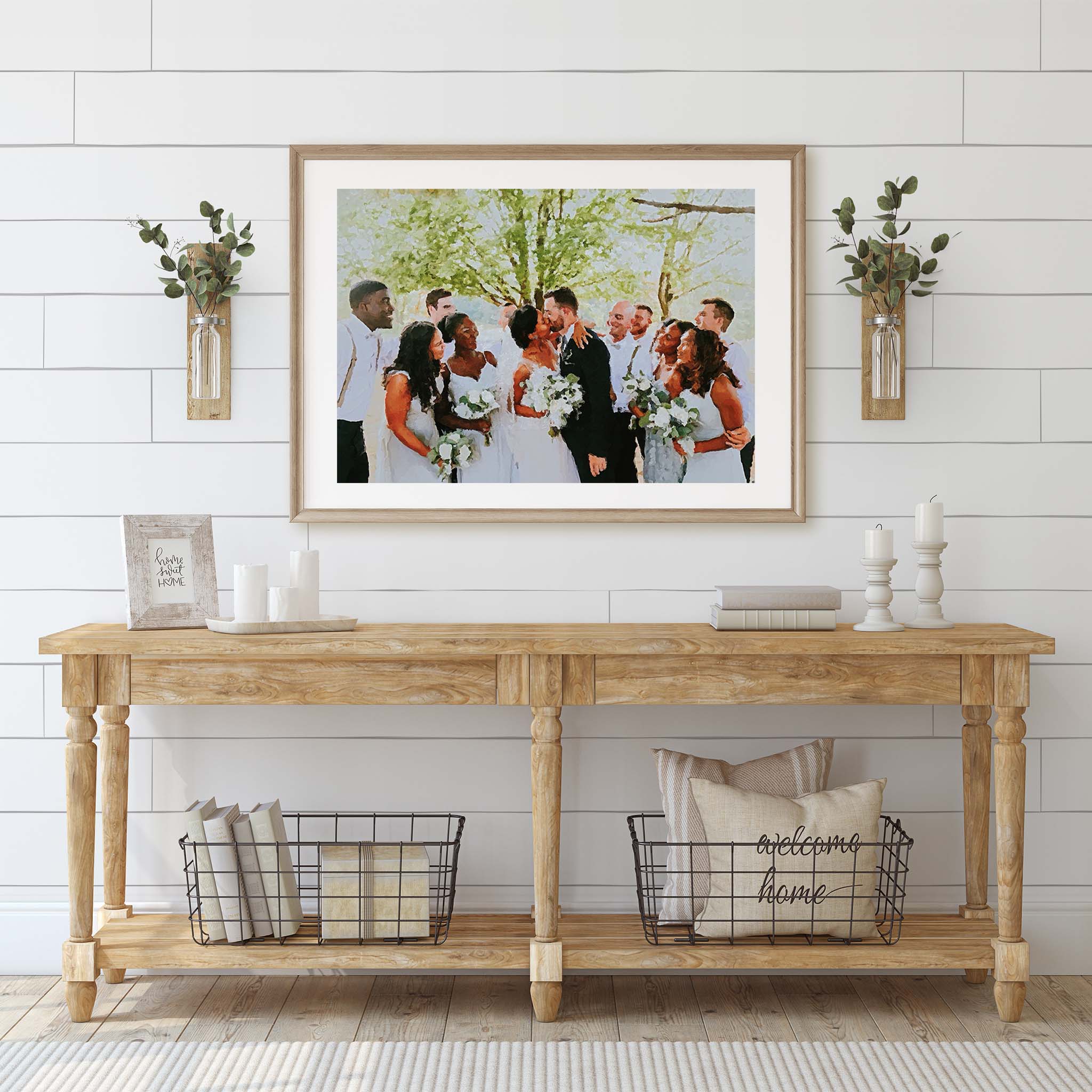 Palette Knife Oil Painting Style Personalized Poster PrintsCustomly Gifts