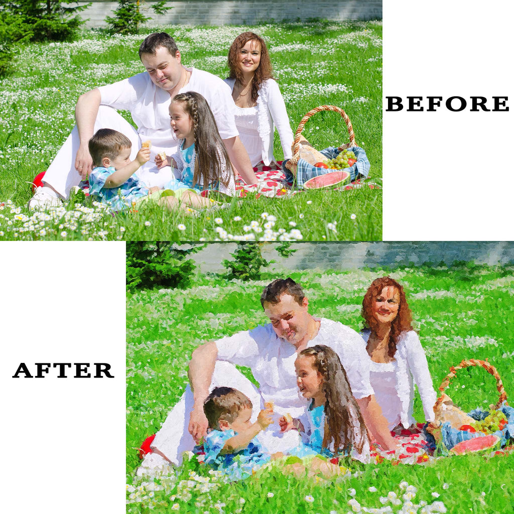 Palette Knife Oil Painting Style Personalized Poster PrintsCustomly Gifts