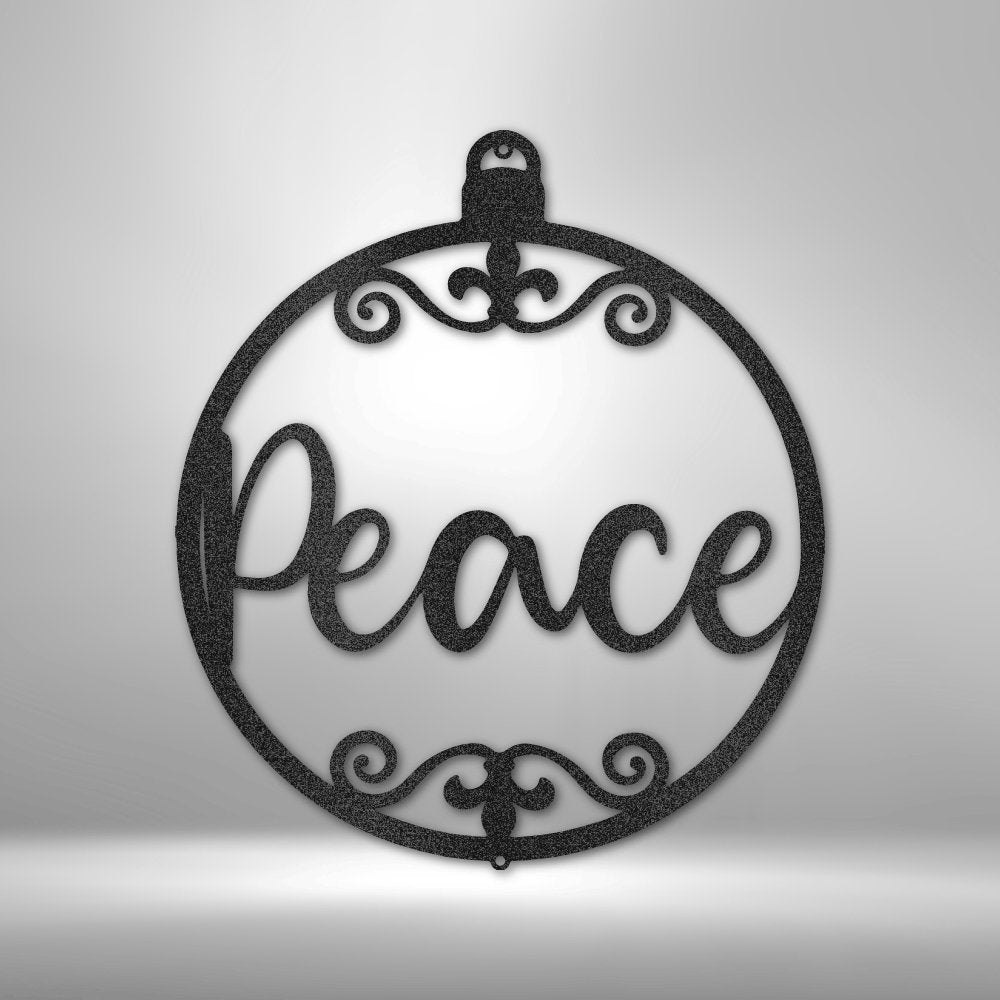 Peace Ornament - Steel SignCustomly Gifts