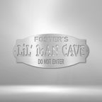Personalized Lil Man Cave - Steel SignCustomly Gifts