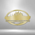 Pick Your Battleship Personalized Name Text Metal ArtCustomly Gifts