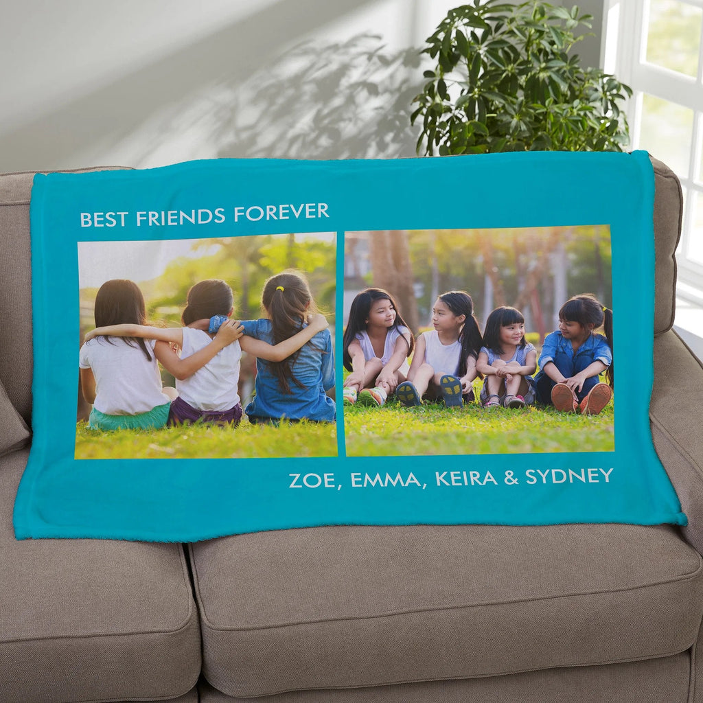 Picture Perfect Personalized Plush Fleece Photo BlanketCustomly Gifts